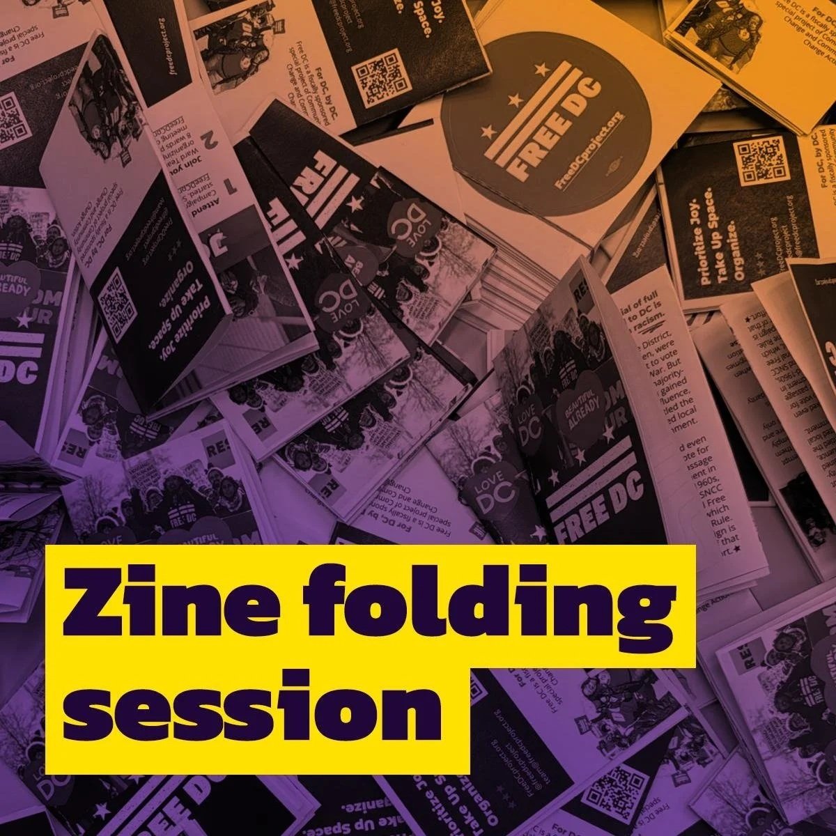 Ward 6 Zine Folding at As You Are — Free DC